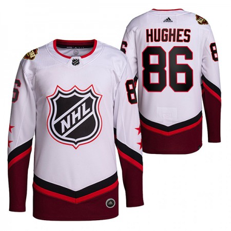 Pánské Hokejový Dres New Jersey Devils Jack Hughes 86 2022 NHL All-Star Bílý Authentic